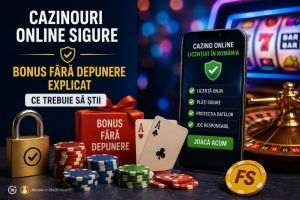 Cazinouri online sigure şi bonus fără depunere explicat: ce trebuie să ştii